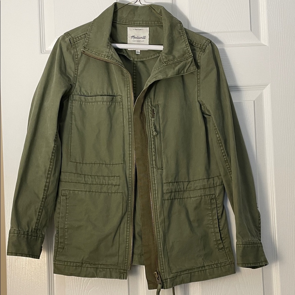 Madewell  Sage Green Utility Jacket